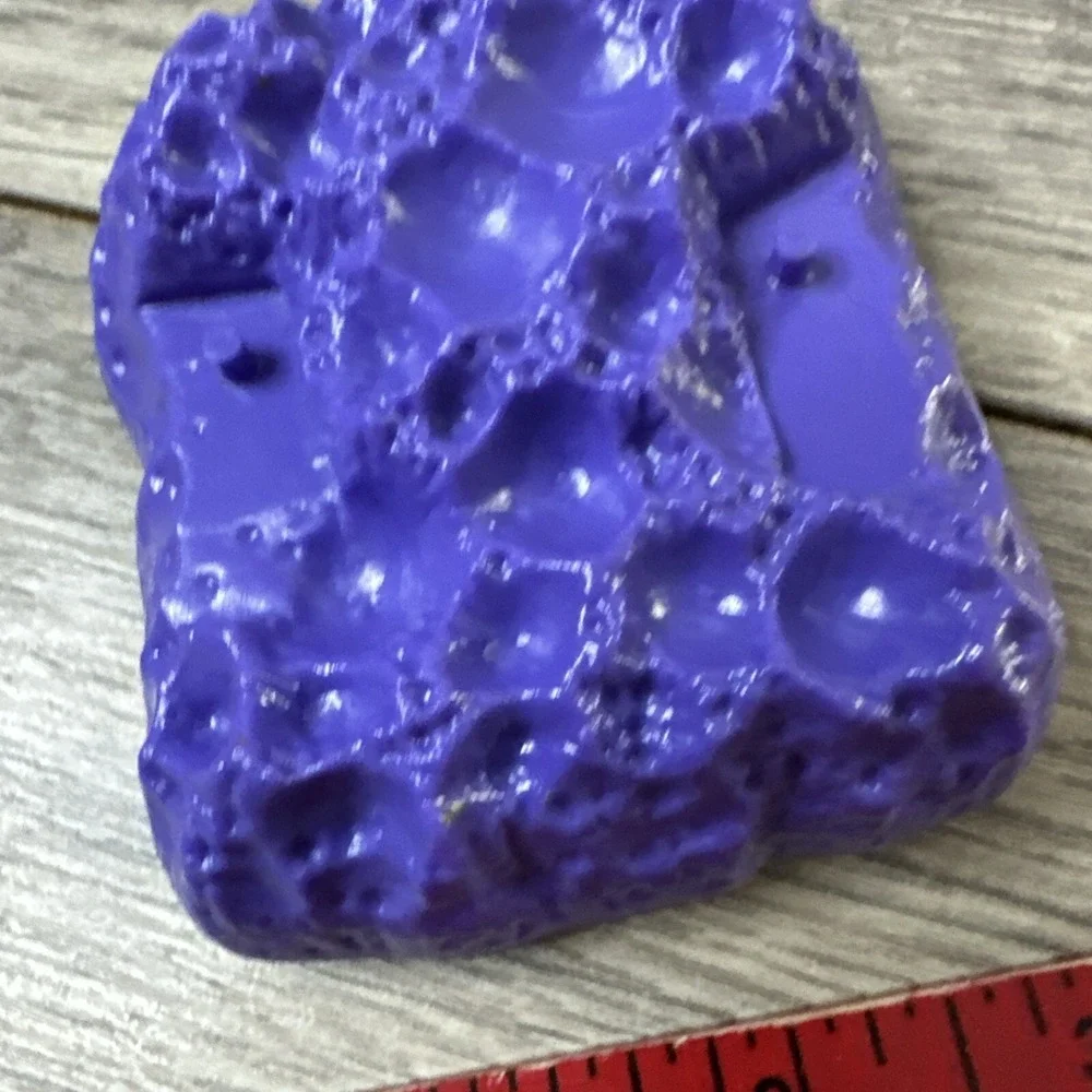 Vintage 1994 Marvel‎ Toy Biz Purple Lunar Moon Crater Rolling Base Accessory